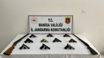 Akhisar’da Ruhsatsız Silah Operasyonu: 6 Gözaltı
