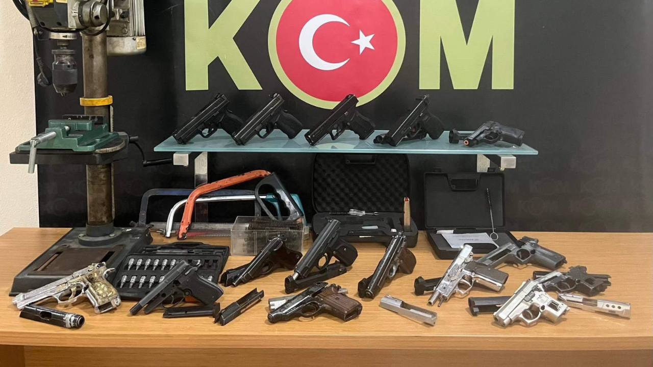 Salihli&#039;de Silah Atölyesine Baskın