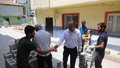 Turgutlu’da Yol Yenileme Çalışmaları Sürüyor