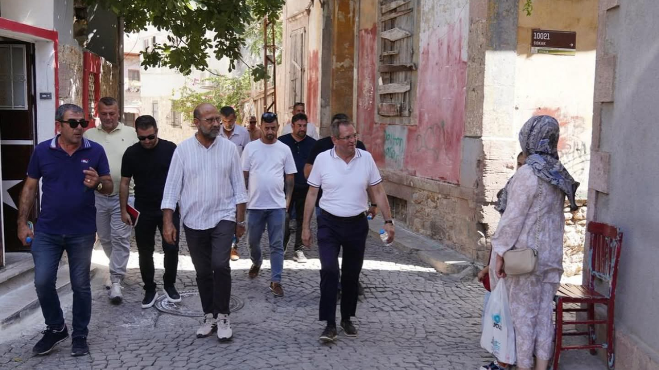 Başkan Ergin’den Tarihi Sokaklarda Saha İncelemesi