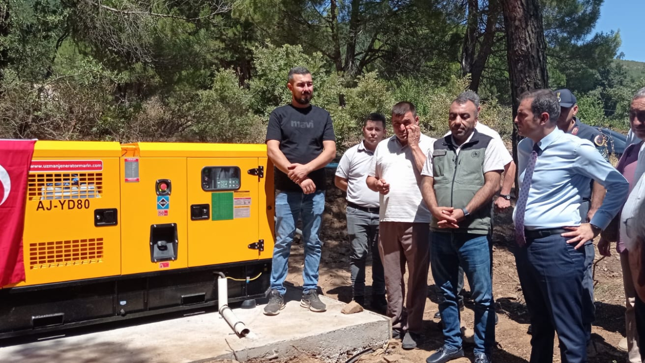 Alankıyı Köyü'nden Yangınlara Karşı Örnek Adım: Jeneratörle Dayanışma
