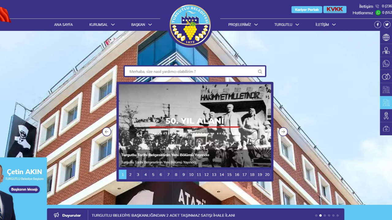 Turgutlu Belediyesi’nden Dijital Adım: Mimari Ön Onaylar D-İmar Sistemiyle Alınacak