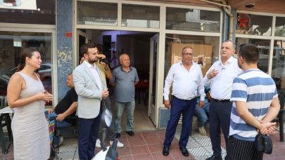 Başkan Balaban Karaköy’de Esnafla Buluştu