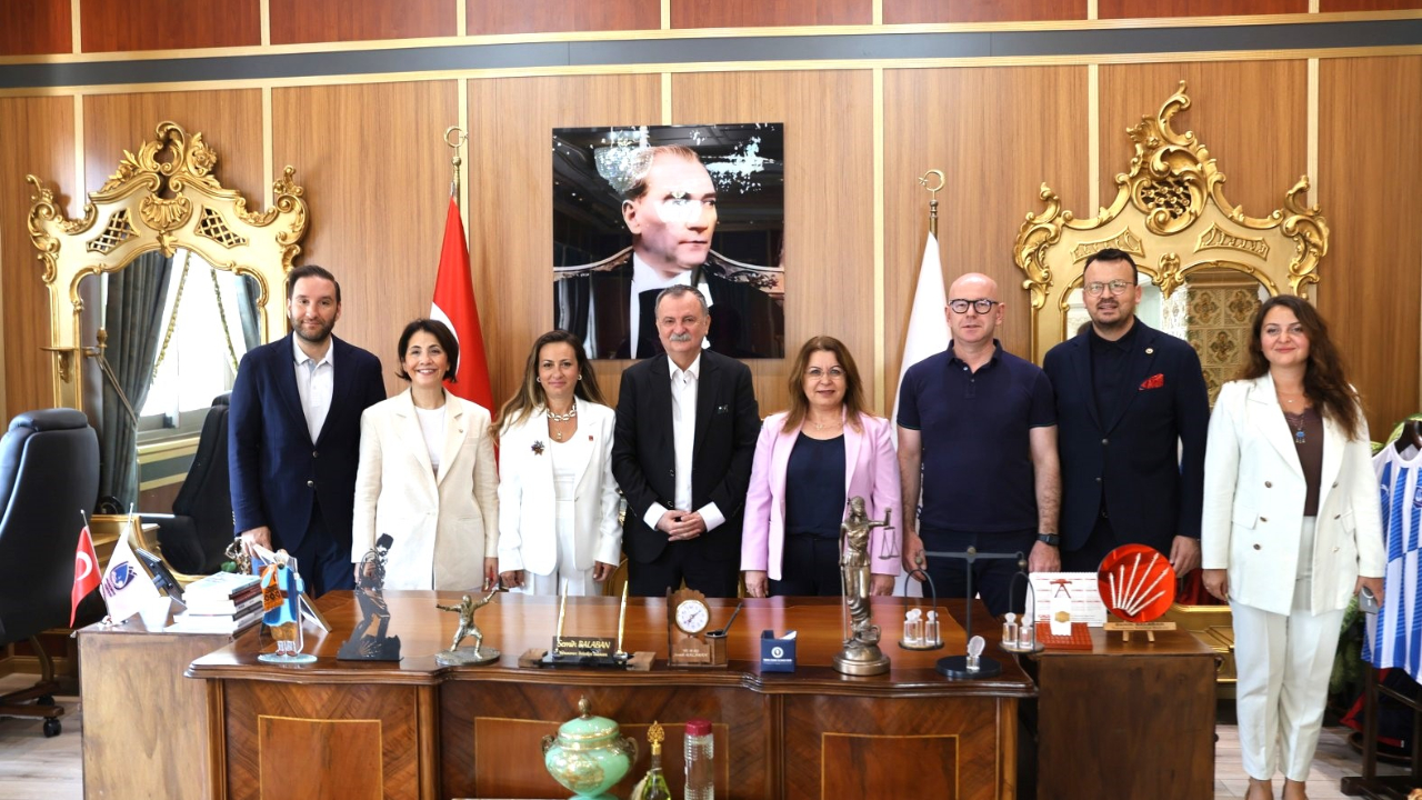 Başkan Balaban CHP Milletvekillerini Ağırladı