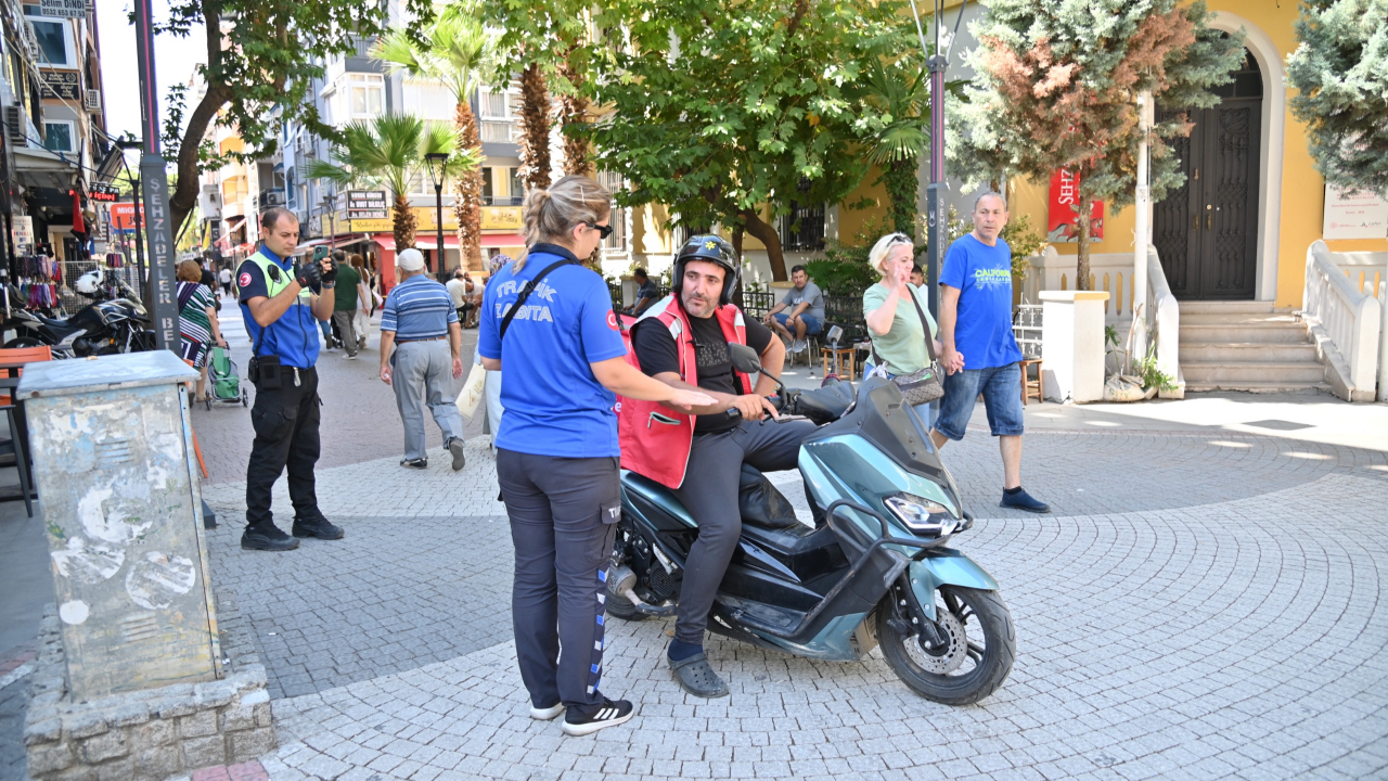 Manisa’da Yaya Yollarında Motosiklet Denetimi