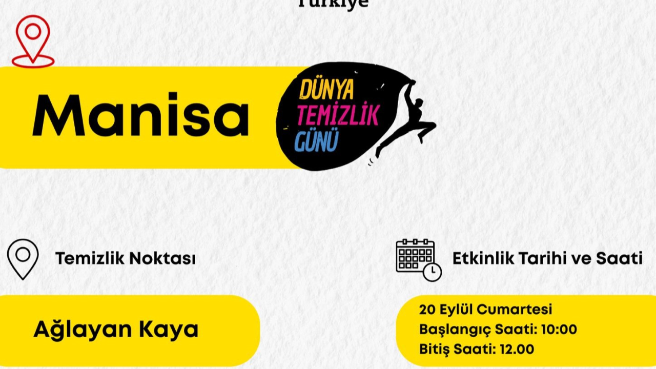 Dünya Temizlik Günü’nde Manisa’da Çevre İçin Buluşma