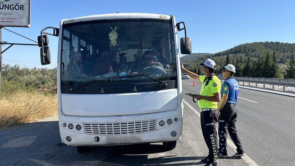 Manisa’da Servis Araçlarına Sıkı Denetim