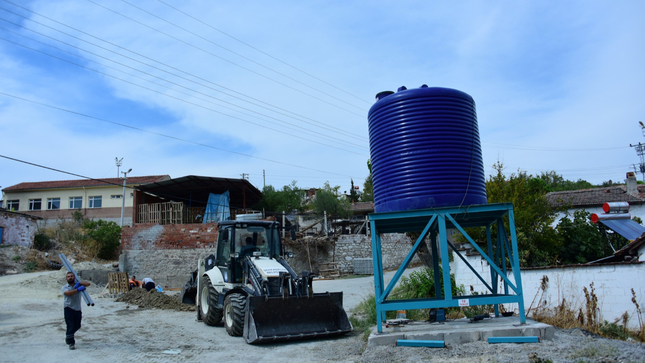 Şehzadeler Belediyesi’nden Kalemli Mahallesi’ne 10 Tonluk Su Tankı