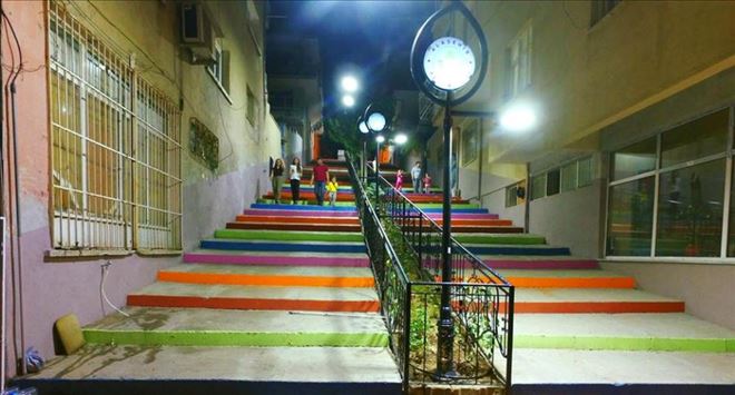 Alaşehir´de Kırkmerdivenlere Estetik Dokunuş