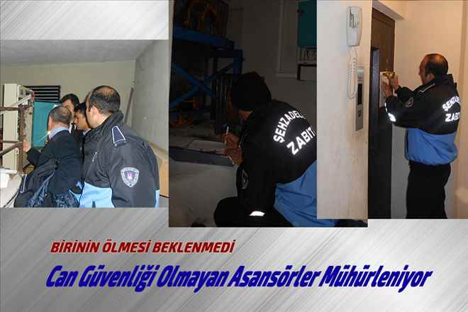 Can Güvenliği Olmayan Asansörler Mühürleniyor