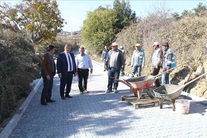 Hacıosmanlar´da Parke Taşı Çalışması