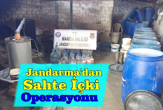 Jandarma´dan Sahte İçki Operasyonu