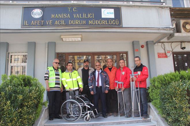 MAT VE AKUT´tan Kilis´e engelli araç yardımı