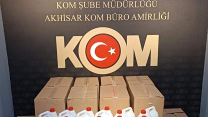 Akhisar’da 440 Litre Kaçak Etil Alkol Ele Geçirildi