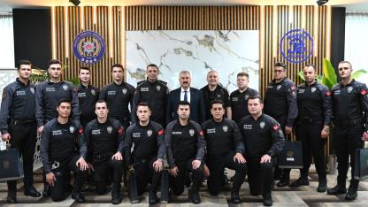 Emniyet Müdürü Aktaş’tan Çevik Kuvvet TOMA Ekibine Teşekkür
