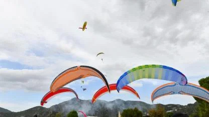 Fethiye’de 25. Uluslararası Hava Oyunları Festivali Gökyüzünü Renklendirdi