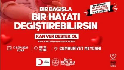 Manisa Büyükşehir Belediyesi ve Kızılay’dan Kan Bağışı Kampanyası