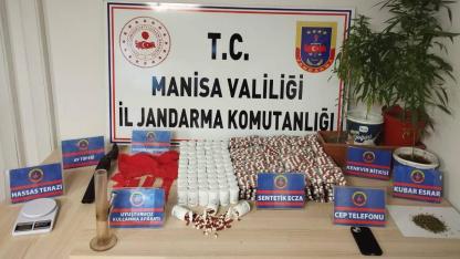 Salihli’de Uyuşturucu Operasyonu: Binlerce Sentetik Hap Ele Geçirildi