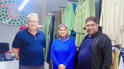 Yunusemre’de yeni açılan butiğe Çerçi’den destek ziyareti