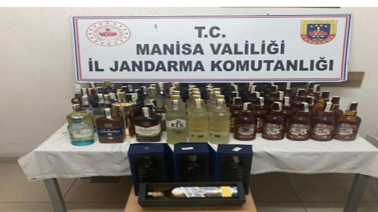 Akhisar’da Jandarmadan Kaçak Alkol ve Tütün Operasyonu