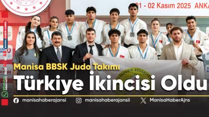 Manisa BBSK Judo Takımı Türkiye İkincisi Oldu