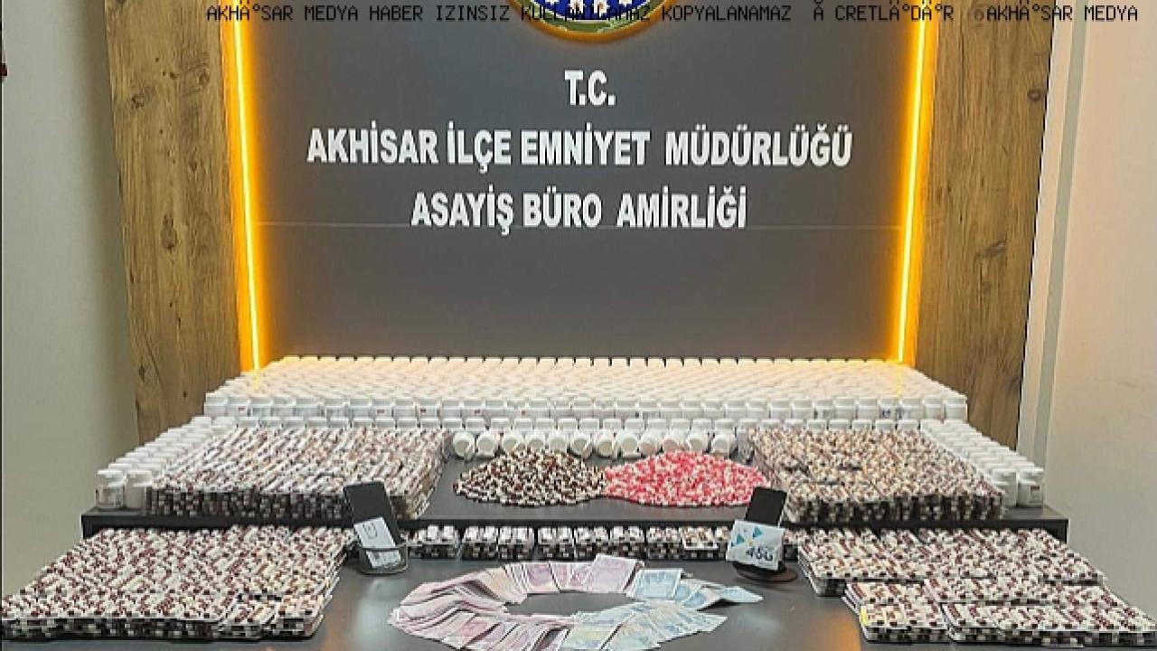Akhisar’da 10 bin sentetik hap ele geçirildi: 1 tutuklama