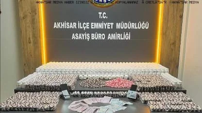 Akhisar’da 10 bin sentetik hap ele geçirildi: 1 tutuklama