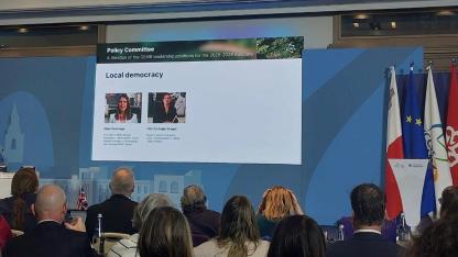 Başkan Filiz Sengel CEMR’de Yerel Demokrasi Sözcüsü