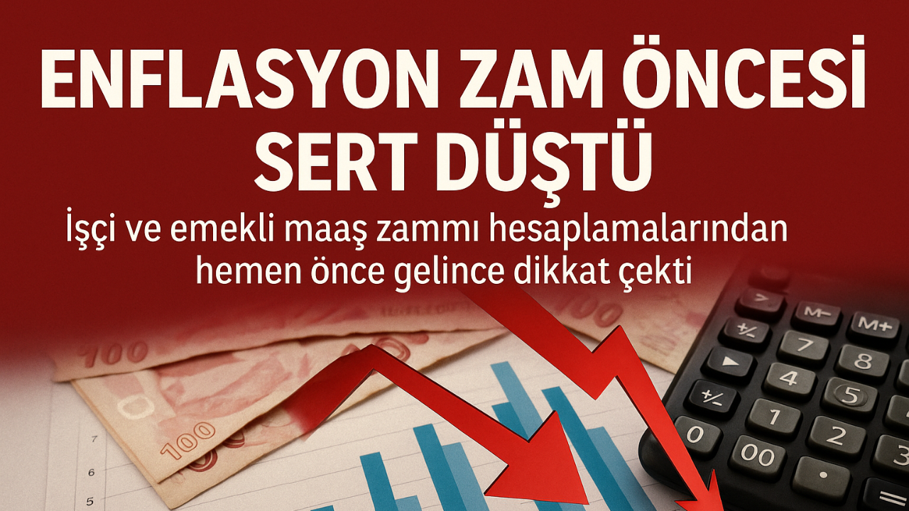 Enflasyon Zam Öncesi Sert Düştü