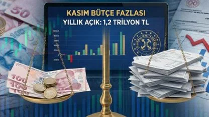 Kasım Bütçesi Fazla Açık Verdi: Yıllık Açık 1,2 Trilyon TL