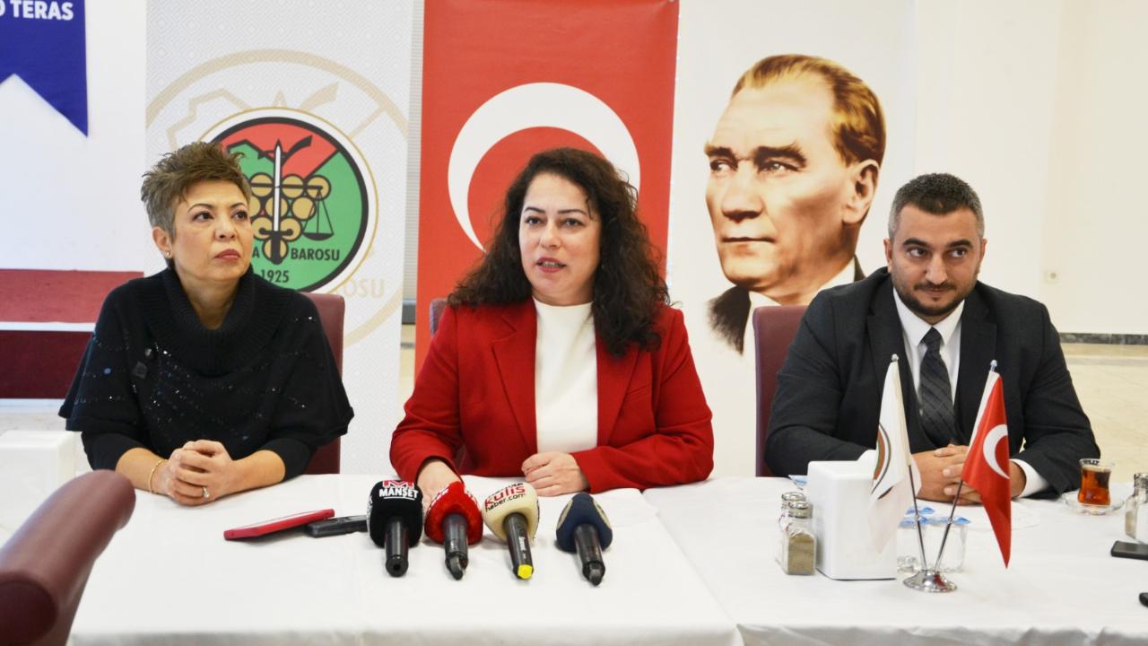 Manisa Barosu Başkanı Sevgi Başak Yeşil’den açıklamalar