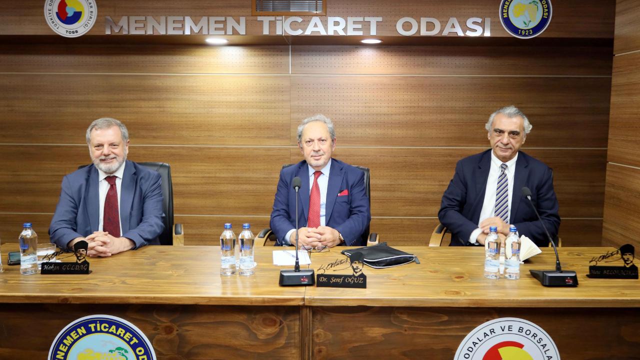 Menemen Ticaret Odası’nda ekonominin geleceği masaya yatırıldı