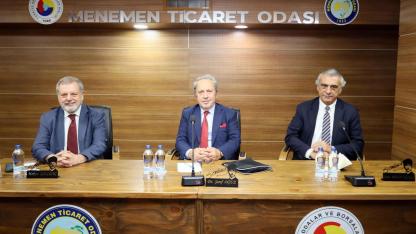 Menemen Ticaret Odası’nda ekonominin geleceği masaya yatırıldı