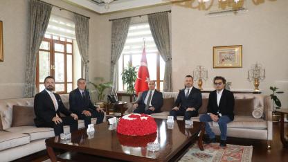 Başkan Şimşek’ten Vali Özkan’a nezaket ziyareti