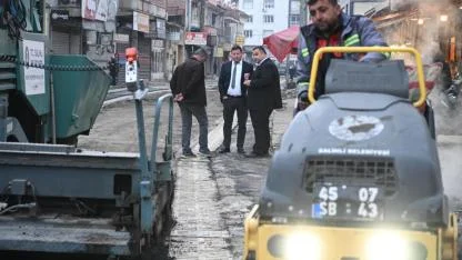 Salihli’de Gaziler Mahallesi 531. Sokak’a yeni asfalt