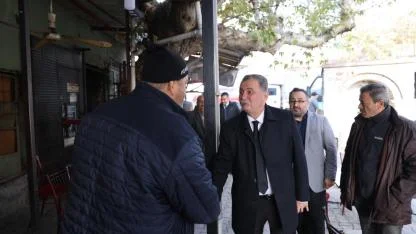 Semih Balaban Üçpınar’da vatandaşlarla buluştu
