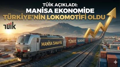 TÜİK Açıkladı: Manisa Ekonomide Türkiye'nin Lokomotifi Oldu