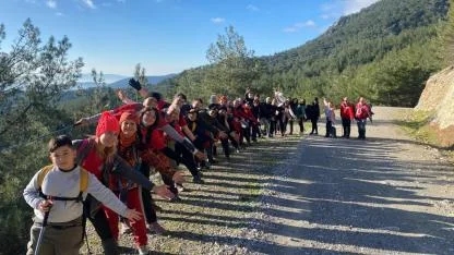 TURBELDAK Yılın Son Yürüyüşünü Vişneli’de Yaptı