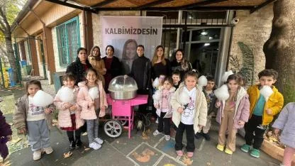 Yunusemre Anaokulu’nda miniklerden Zeyrek ve Durbay’a vefa