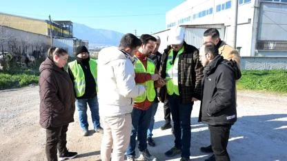 Akhisar Karaosmanoğlu Sanayi Sitesi'ne 6 kilometrelik altyapı