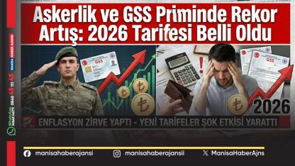 Askerlik ve GSS Priminde Rekor Artış: 2026 Tarifesi Belli Oldu