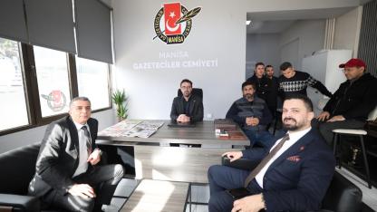 Başkan Şimşek’ten Manisa Gazeteciler Cemiyeti’ne ziyaret