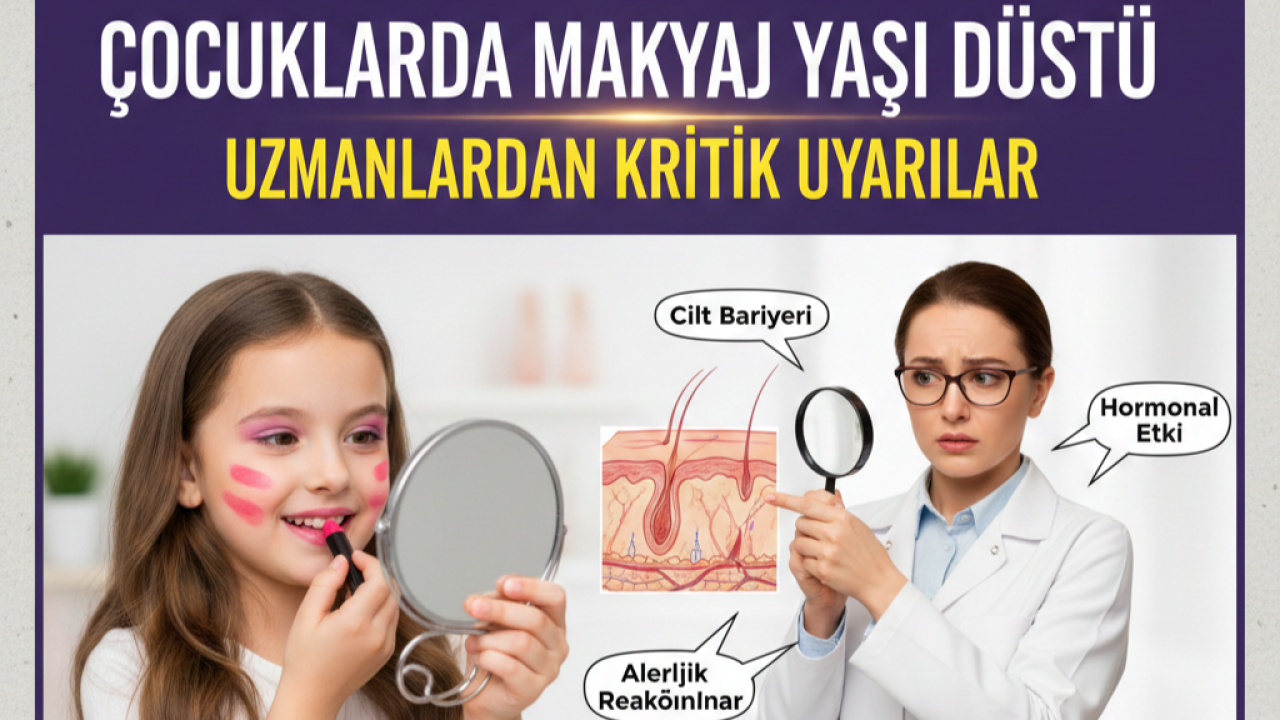Çocuklarda Makyaj Yaşı Düştü: Uzmanlardan Kritik Uyarılar