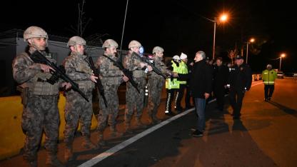 Emniyet Müdürü Aktaş Yeni Yılda Personelini Yalnız Bırakmadı
