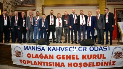 Manisa Kahveciler Odası’nda Baba Emanetini Devraldı