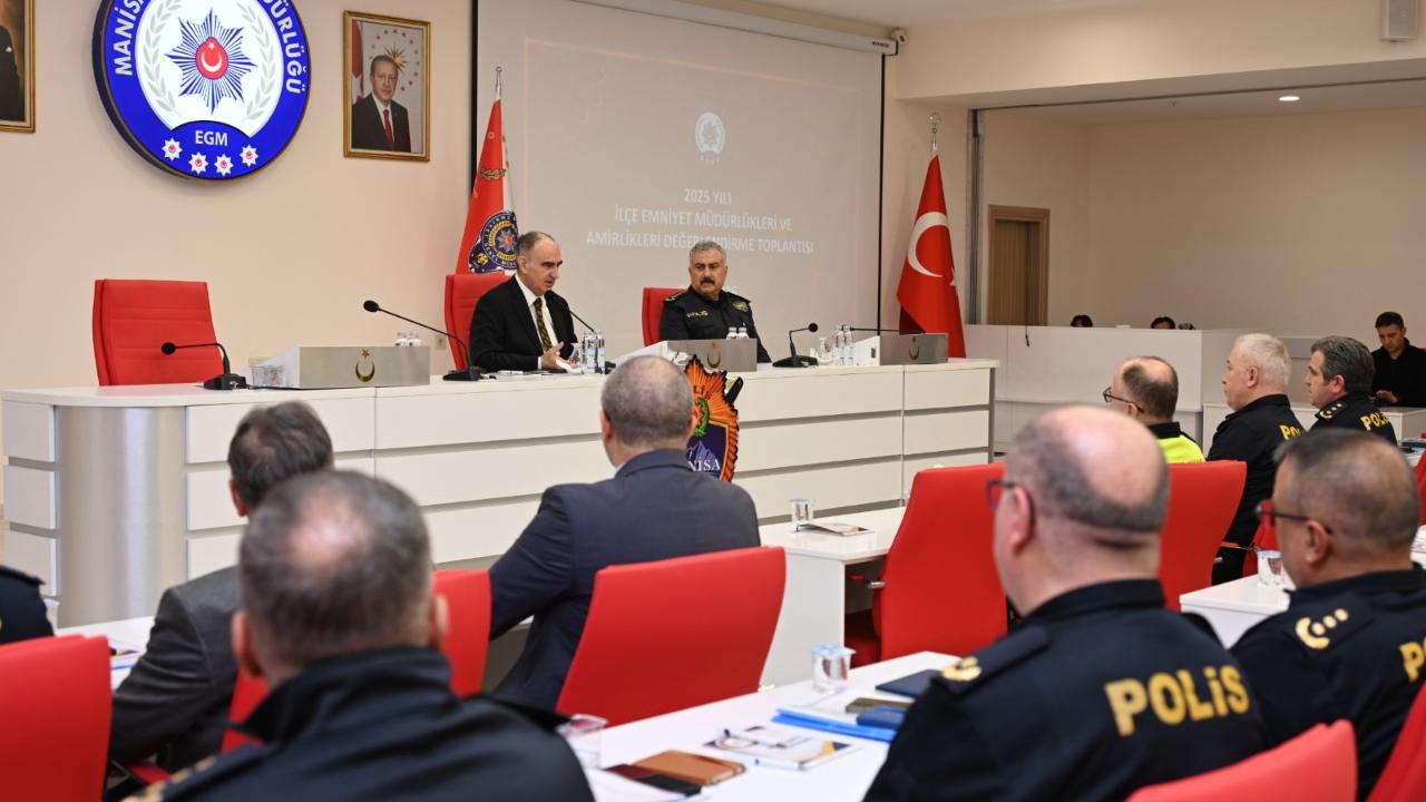 Manisa’da 2025 güvenlik toplantısı yapıldı