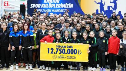 Amatör spor kulüplerinden Besim Dutlulu’ya teşekkür