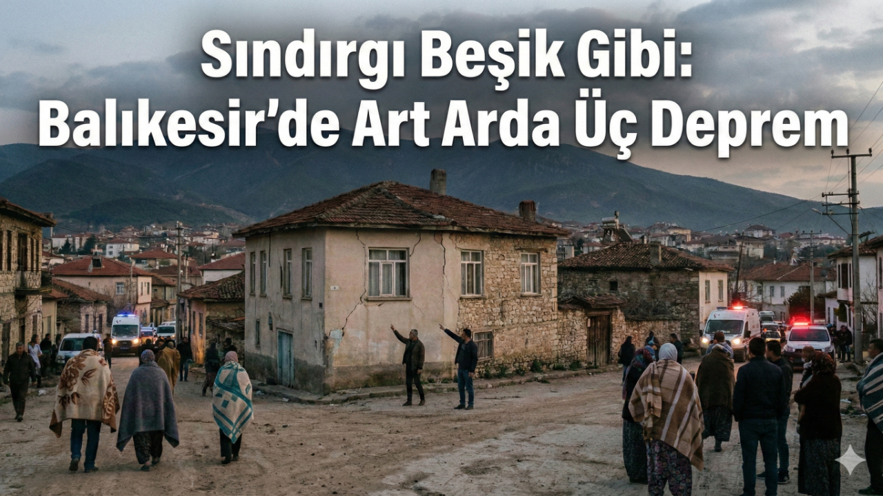 Sındırgı Beşik Gibi: Balıkesir'de Art Arda Üç Deprem
