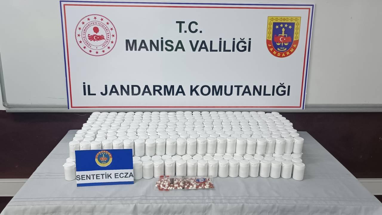 Akhisar’da 28 Bin 504 Sentetik Ecza Hap Ele Geçirildi