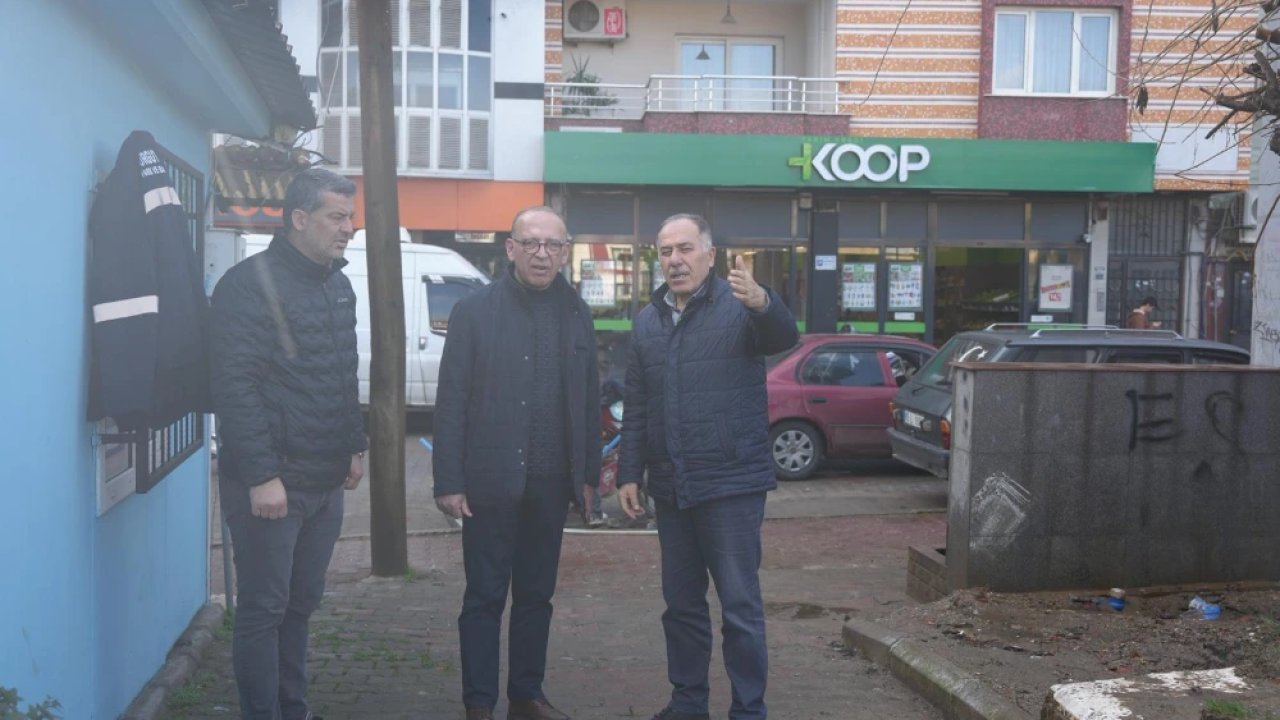 Başkan Çetin Akın sel sonrası sahada